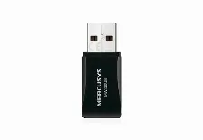 Adaptador Usb Mercusys Mw300um Wireless, Velocidad 300 Mbit/s