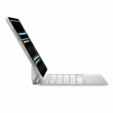 Teclado Inalámbrico Apple Magic Keyboard Para El Ipad Pro De 11 Pulgadas (m4) - Español (américa Latina) - Blanco, Qwerty, Español, Trackpad, Interruptor De Llave De Tijera, 1 Mm, Apple