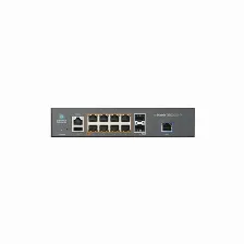 Switch Cambium Networks Ex2010p Gestionado, L2, Rj-45 8, Gigabit Ethernet (10/100/1000), 8 Poe, 1u, Gris