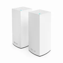 Sistema Tipo Malla Mesh Linksys Atlas 6 Ax3000 Wifi 6, 4x Puertos Lan, 2-pack, Banda Dual, 2,4 Ghz/5ghz