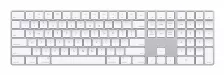Teclado Apple Mxcj3ll/a Inglés De Ee.uu. , Inalámbrico Y Alámbrico, Bluetooth, Interruptor De Llave De Tijera, Plata, Blanco