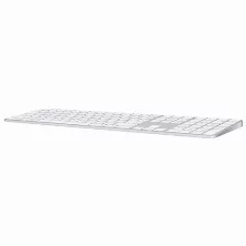 Teclado Apple Español, Inalámbrico Y Alámbrico, Usb + Bluetooth, Blanco