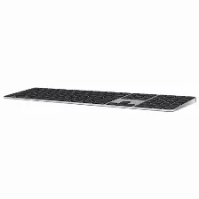 Teclado Apple Mxk83mg/a Húngaro, Inalámbrico Y Alámbrico, Usb + Bluetooth, Negro