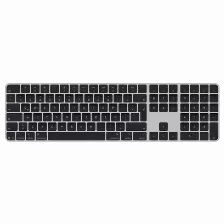 Teclado Apple Español, Inalámbrico Y Alámbrico, Usb + Bluetooth, Negro, Plata