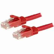 Patchord Startech.com Cat6, 15 M, U/utp (utp), Rojo