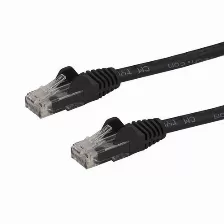 Patchord Startech.com Cat6, 2 M, U/utp (utp), Negro