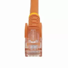 Patchord Startech.com Cat6, 3 M, U/utp (utp), Naranja