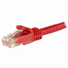 Patchord Startech.com Cat6, 3 M, U/utp (utp), Rojo
