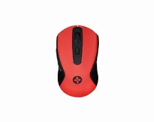 Mouse Naceb Technology Na-0116r 6 Botones, 1600 Dpi, Rf Inalámbrico, 10 M, Negro, Rojo