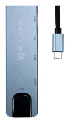 Docking Station Naceb Technology Na-0128 Usb Tipo C, Hdmi 1, Usb A 1