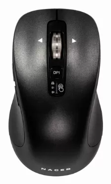 Mouse Naceb Technology Na-0132 6 Botones, 3200 Dpi, Bluetooth, Negro