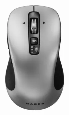 Mouse Naceb Technology Na-0132 6 Botones, 3200 Dpi, Bluetooth, Negro
