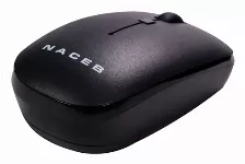 Mouse Naceb Technology Na-0136 3 Botones, 1600 Dpi, Rf Inalámbrico, Negro