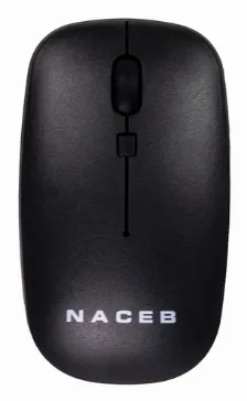 Mouse Naceb Technology Na-0137 3 Botones, 1600 Dpi, Rf Inalámbrico, Negro