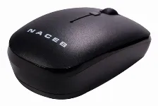 Mouse Naceb Technology Na-0137 3 Botones, 1600 Dpi, Rf Inalámbrico, Negro