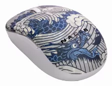 Mouse Naceb Technology Na-0138 3 Botones, 1600 Dpi, Rf Inalámbrico, Azul, Blanco