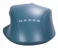 Mouse Naceb Technology Na-0139 5 Botones, 1600 Dpi, Rf Inalámbrico, Azul