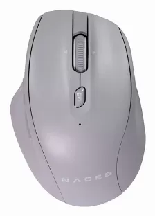 Mouse Naceb Technology Na-0139 5 Botones, 1600 Dpi, Rf Inalámbrico, Gris
