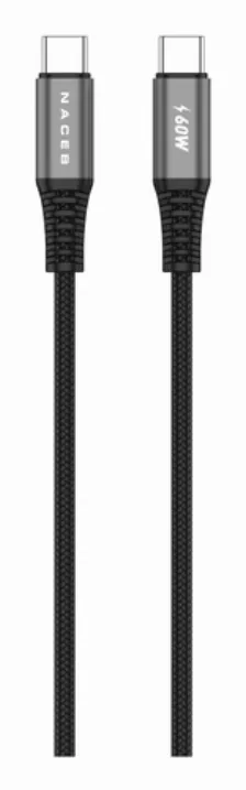 Cable Usb Naceb Technology Na-0141 Usb C A Usb C, Negro