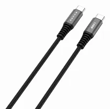 Cable Usb Naceb Technology Na-0141 Usb C A Usb C, Negro
