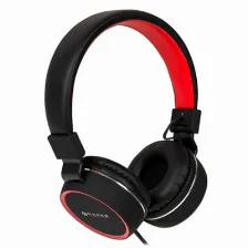 Audífonos Naceb Technology Na-0310r Diadema, Alámbrico, 3.5 Mm, Rojo