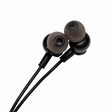 Audífonos Naceb Technology Na-0321 Intra Auditivo, Alámbrico, Usb, Negro