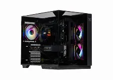 Gabinete Naceb Technology Na-0638 Midi Tower, Psu No, Vent. 2x 120 Mm, Vent. 1x 120 Mm, Negro