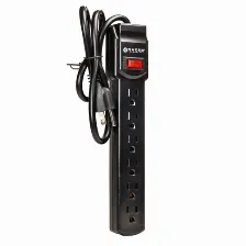 Barra De Contactos Naceb Technology Na-0706 125 V, 0.79 M, 6 Salidas Ac, Negro