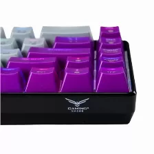 Teclado Naceb Technology Na-0963 Alámbrico, Usb, Interruptor Mecánico, Led Rgb, Negro, Gris, Púrpura