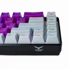 Teclado Naceb Technology Na-0963 Alámbrico, Usb, Interruptor Mecánico, Led Rgb, Negro, Gris, Púrpura