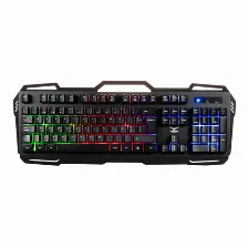 Teclado Naceb Technology Na-0967 Alámbrico, Usb, Interruptor De Membrana, Negro