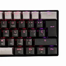 Teclado Naceb Technology Na-0968 Alámbrico, Usb, Interruptor Mecánico, Led Rgb, Negro, Gris