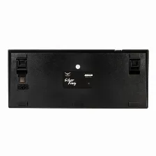 Teclado Naceb Technology Na-0969 Inalámbrico Y Alámbrico, Usb + Rf Wireless + Bluetooth, Interruptor Mecánico, Led Rgb, Beige, Negro