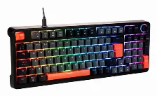 Teclado Naceb Technology Español, Alámbrico, Usb, Interruptor Mecánico, Led Rgb, Gris