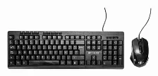 Kit Teclado Y Mouse Naceb Technology Na-228n Usb, Retroiluminado, Alámbrico, 1000 Dpi, Negro