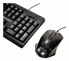 Kit Teclado Y Mouse Naceb Technology Na-228n Usb, Retroiluminado, Alámbrico, 1000 Dpi, Negro