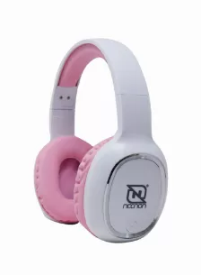 Audífonos Necnon Nbab042200 Diadema, Inalámbrico, Bluetooth, Rosa