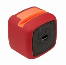 Bocina Necnon Nbbsn902rg Usb, 3.5 Mm, Bt, Inalámbrico Y Alámbrico, Universal, Rojo