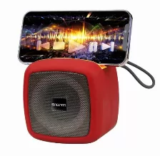Bocina Necnon Nbbsn902rg Usb, 3.5 Mm, Bt, Inalámbrico Y Alámbrico, Universal, Rojo