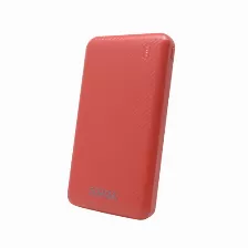 Power Bank Necnon Npw-10fc 10000 Mah, 5 V, Universal, Fuente De Carga Usb, Color Rojo, Soporta 3 Dispositivo(s)