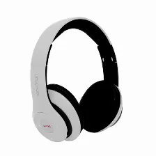 Audífonos Necnon Nbh-01 R Diadema, Inalámbrico Y Alámbrico, 3.5 Mm, Usb, Bluetooth, Blanco