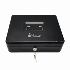 Cajón De Dinero Nextep Ne-161b, Negro, 250 Mm, 180 Mm, 85 Mm