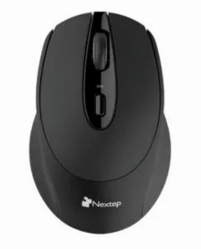 Mouse Nextep Inala¡mbrico Ne-410e Ergona³mico Usb 1600 Dpi Batera­a Incluida Aa Color Negro
