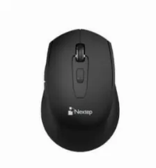 Mouse Nextep Ne-410x óptico, 6 Botones, 1600 Dpi, Bluetooth, 10 M, Negro