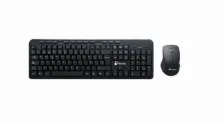 Teclado Inalámbrico Nextep Ne-415 Tamaño Completo (100%), Teclado Numérico, Negro