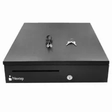 Cajon De Dinero Para Punto De Venta Nextep Ne-515, 5 Billetes, 8 Monedas, Rj-11, Negro