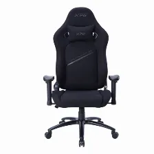 Silla Gamer Xpg Nexus, Tela Antimanchas, Reclinable 155°, Repelente Al Agua, Soporte Lumbar Integrado, Piston De Gas C4, Soporta 125 Kg, Color Negro