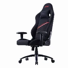 Silla Gamer Xpg Nexus, Tela Antimanchas, Reclinable 155°, Repelente Al Agua, Soporte Lumbar Integrado, Piston De Gas C4, Soporta 125 Kg, Negro/rojo