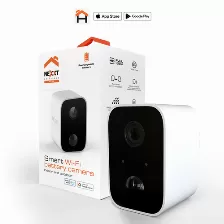 Cámara Ip Nexxt Solutions Nhc-o640 3 Mp, Cubo, Wifi, Microsd, Interior Y Exterior, Ip65, Blanco