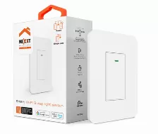 Interruptor De Luz Nexxt Solutions Nhe-s300 Wi-fi, Wifi, Pared, Blanco